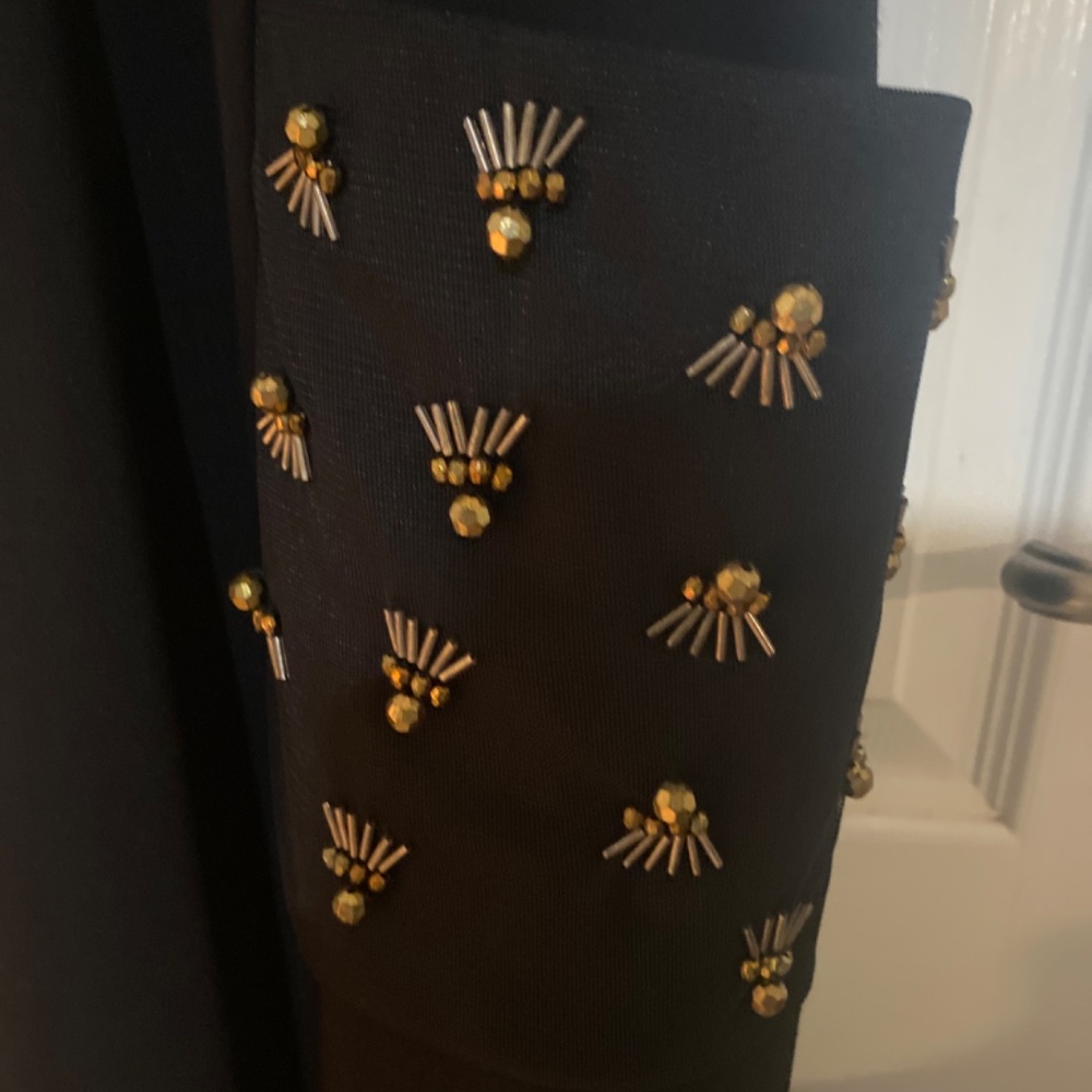 Black Gold Aplique Dress Rachel Roy - Picture 3 of 3